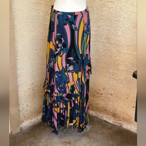 FREE PEOPLE BRING BACK THE SUMMER MAXI SKIRT - Picture 3 of 8
